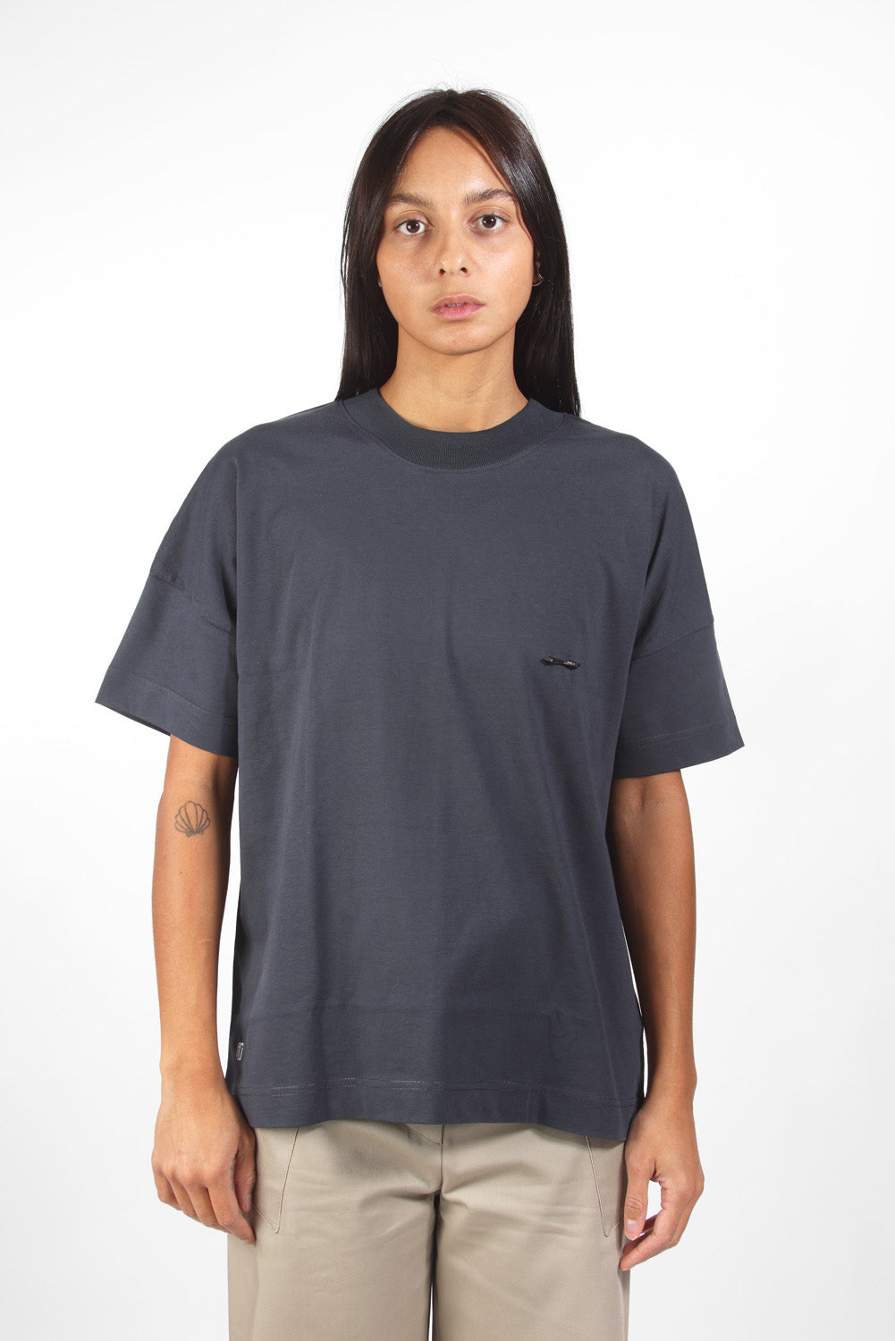 Charly gray blue printed t-shirt