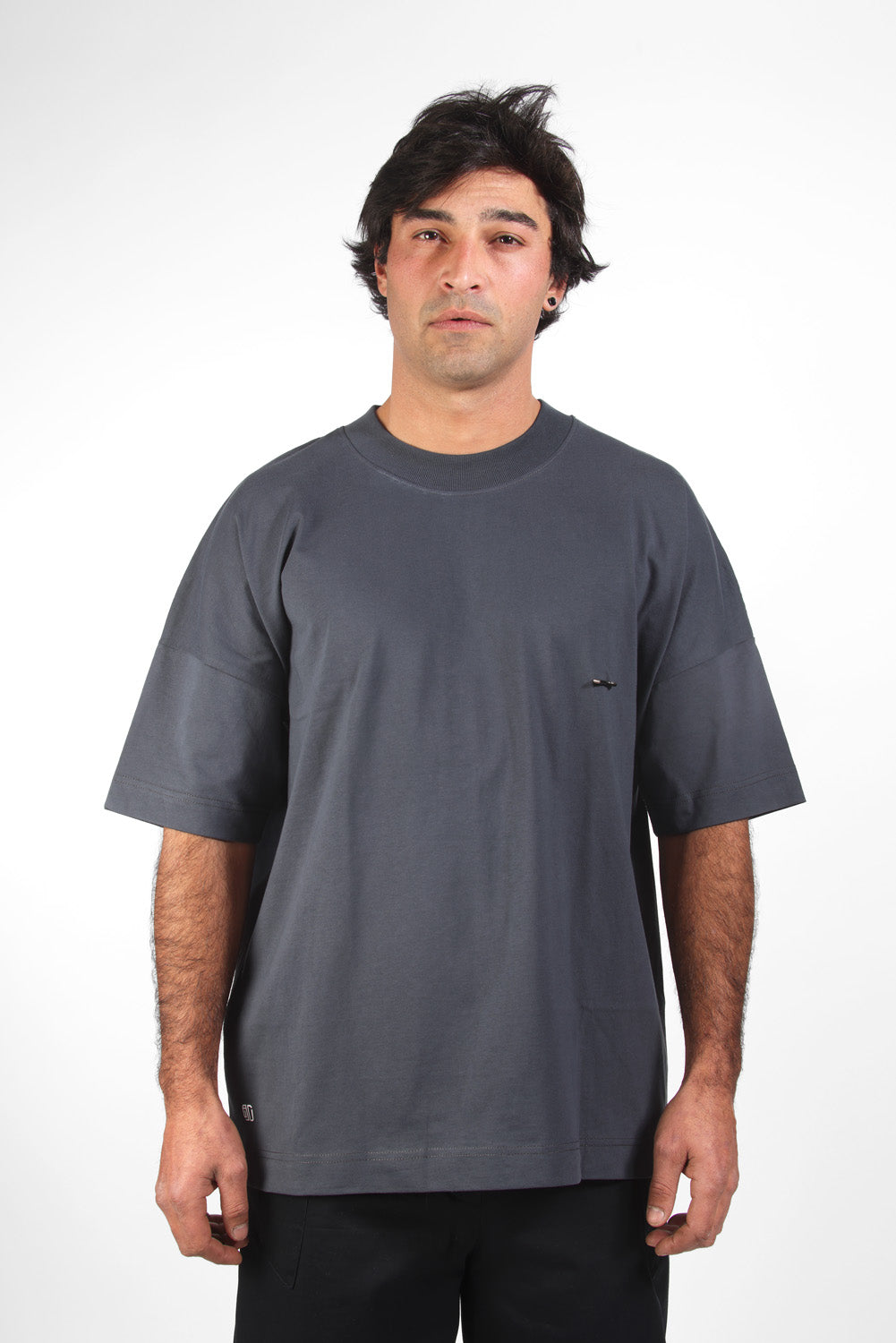 Charly gray blue printed t-shirt
