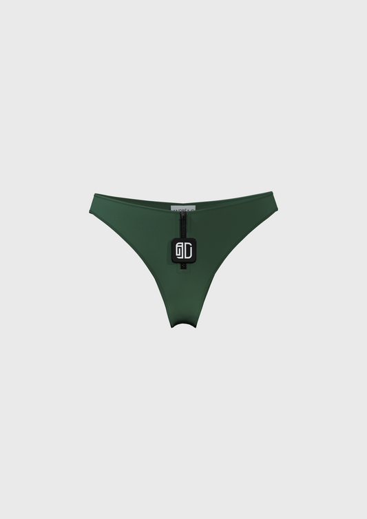 Bas de maillot de bain Beach vert foncé