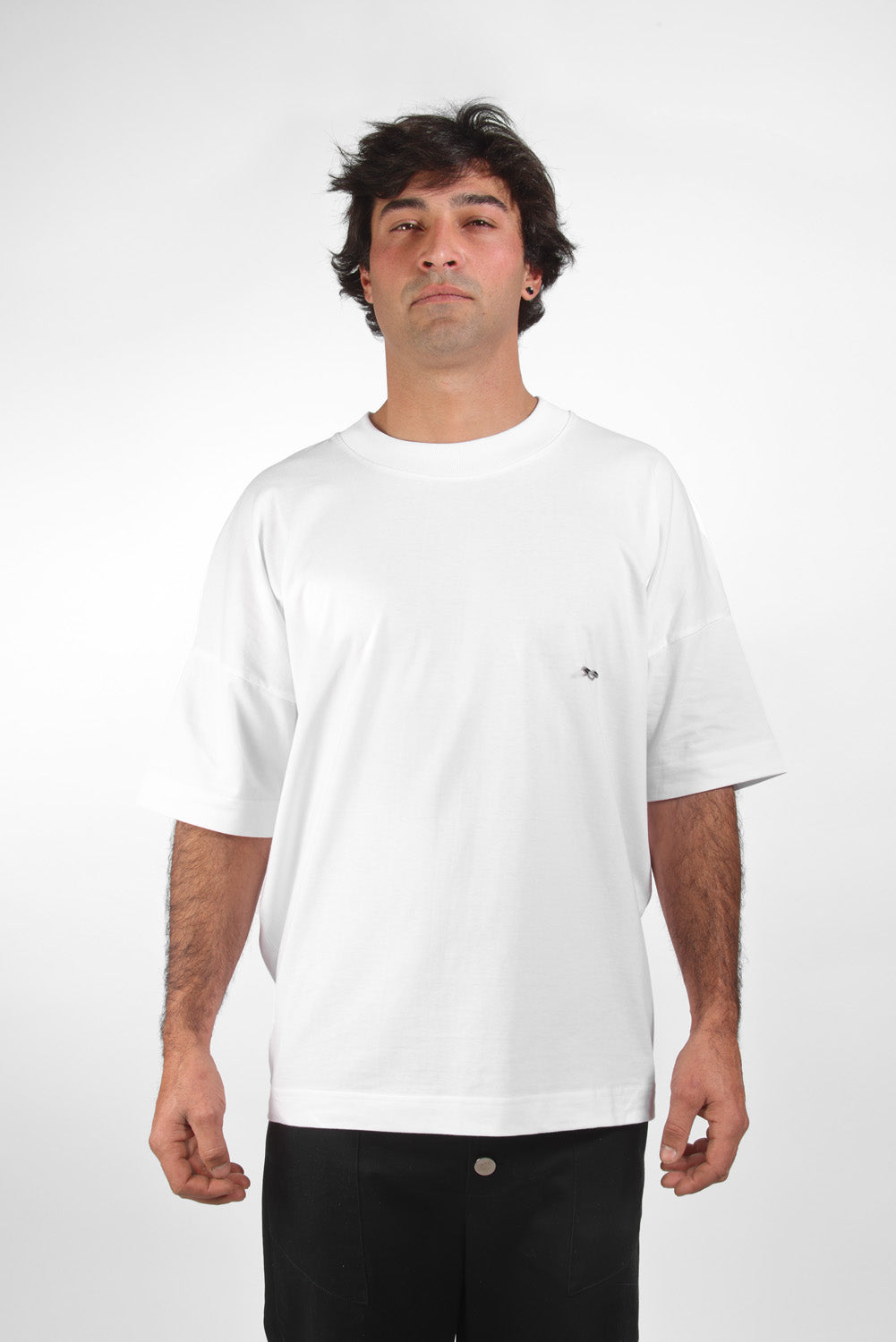 T-shirt Charly blanc imprimé