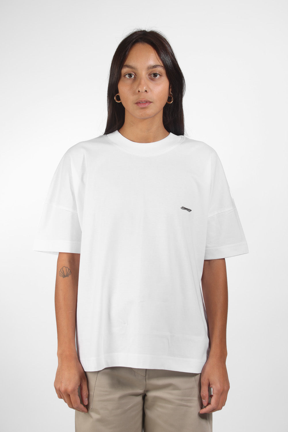 Charly white printed t-shirt