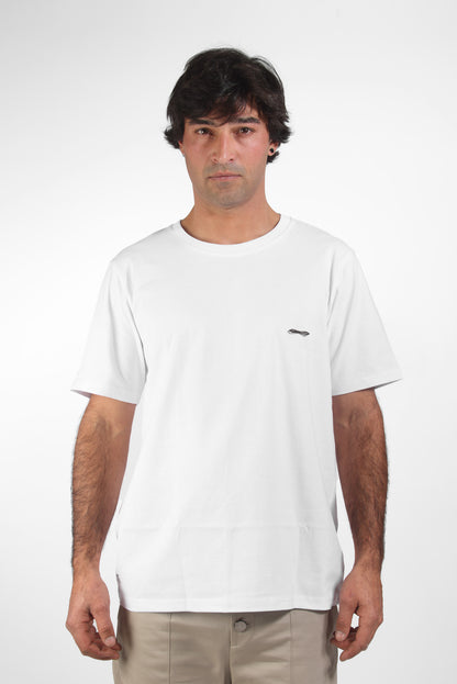 White Axel printed t-shirt