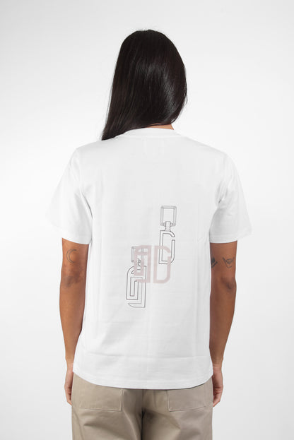 White Axel printed t-shirt