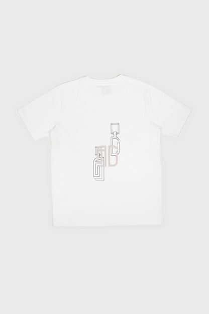 White Axel printed t-shirt