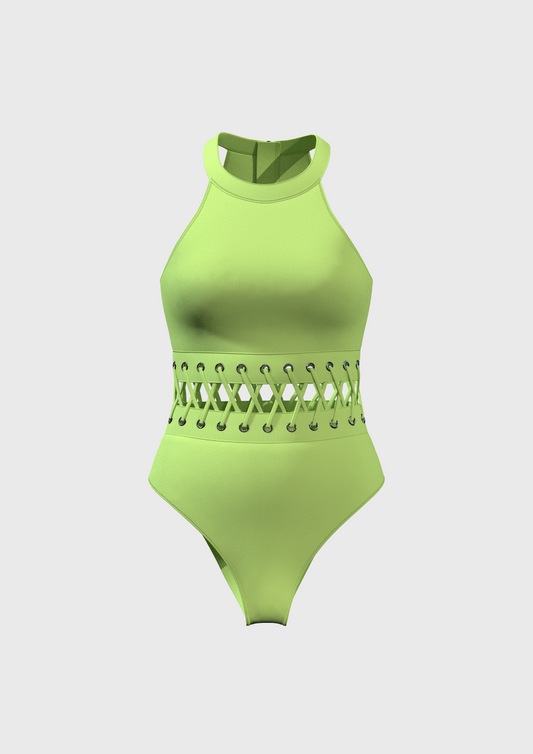 Apple green Mary swimsuit