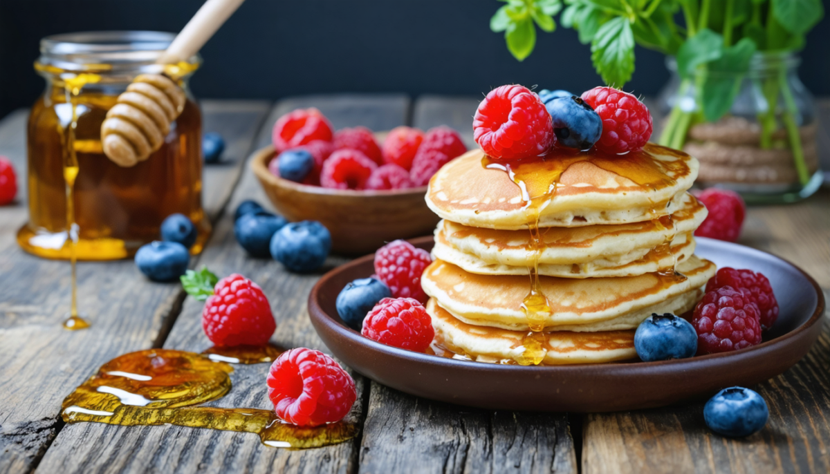 découvrez une recette simple et gourmande pour préparer des pancakes protéinés maison, parfaits pour un petit-déjeuner sain et énergétique.